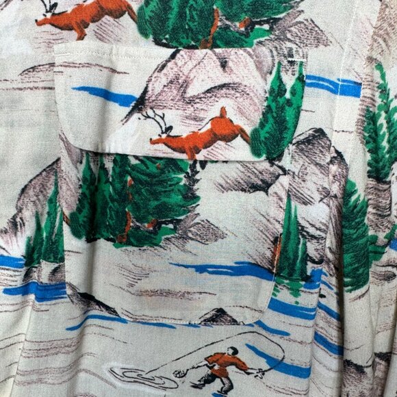 All Saints Standard Fit Shirt Long Sleeve Button Down - Picture 7 of 8